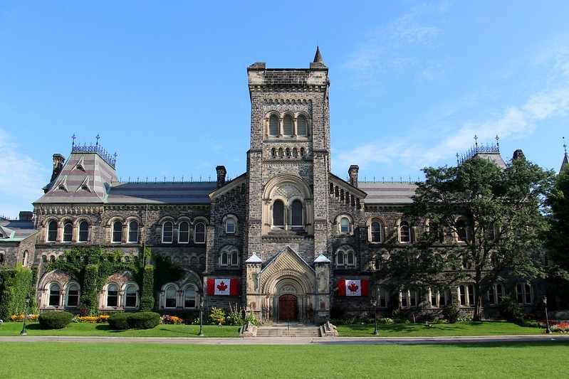 Picture of a tertiary institution building in Canada