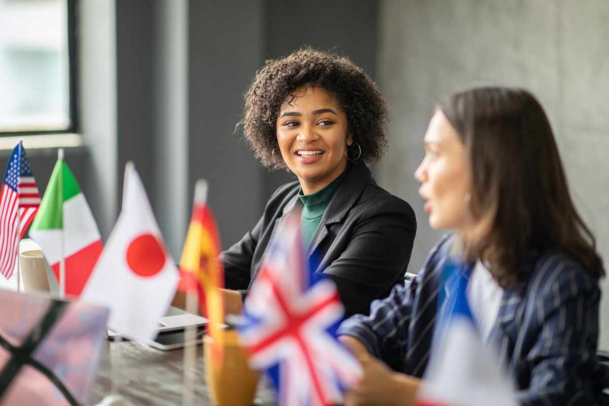 International team engages in productive meeting